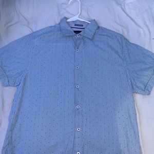 Pacific Blue Short Sleeve Button Shirt
